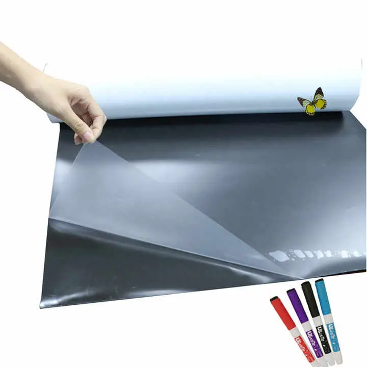 PP Static Whiteboard menulis filem White Sheets Roll