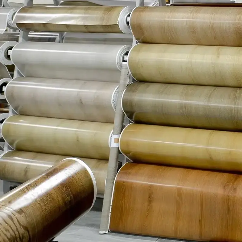 Filem hiasan warna PVC untuk laminating di lantai WPC